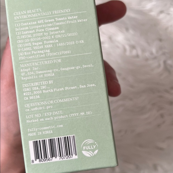 Green tomato 🍅clay mask cleanser - Picture 9 of 10